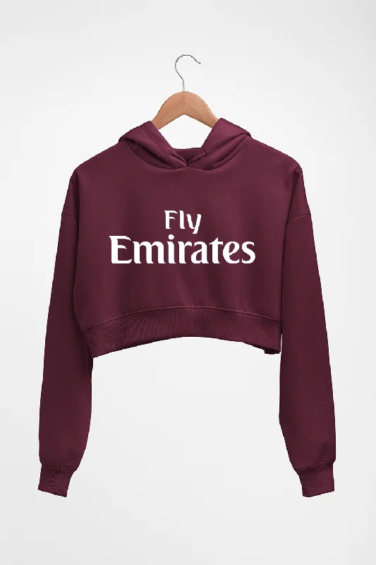 Fly Emiates Crop HOODIE FOR WOMEN