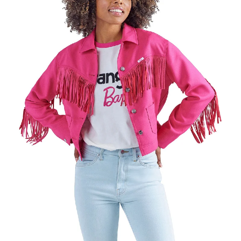 Wrangler X Barbie Womens Fringe Wrancher Jacket