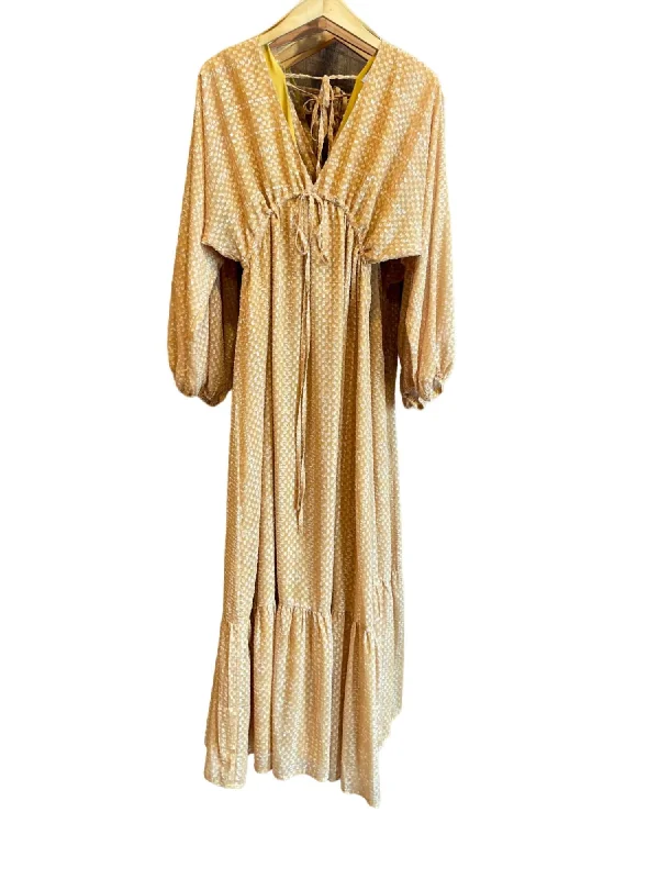 Tiffany Dolman Sleeve Dress In Golden