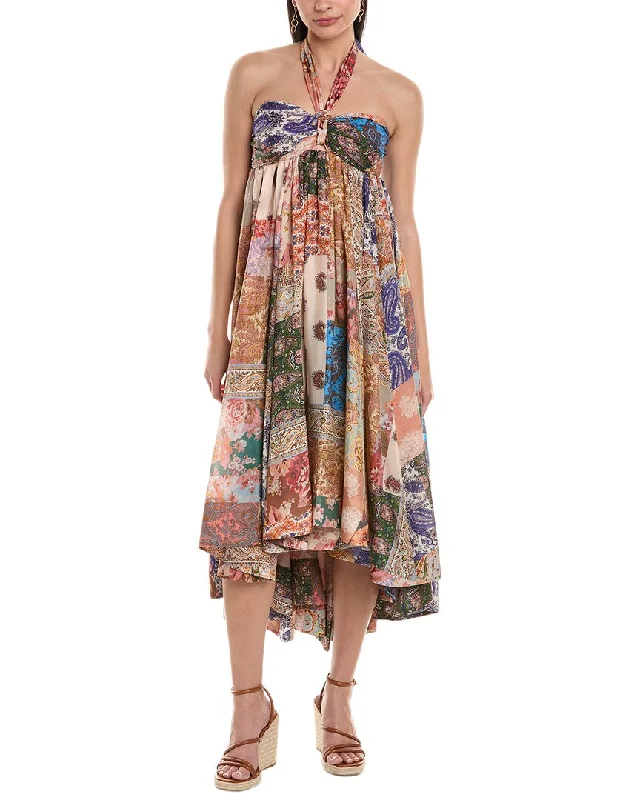 Zimmermann Devi Halter Silk Maxi Dress