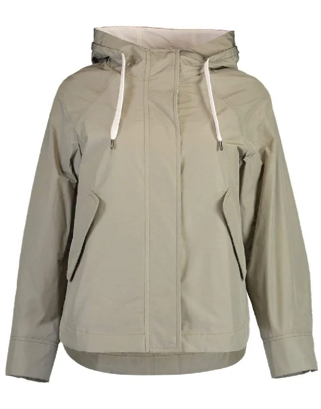 Taffeta Hooded Rain Jacket