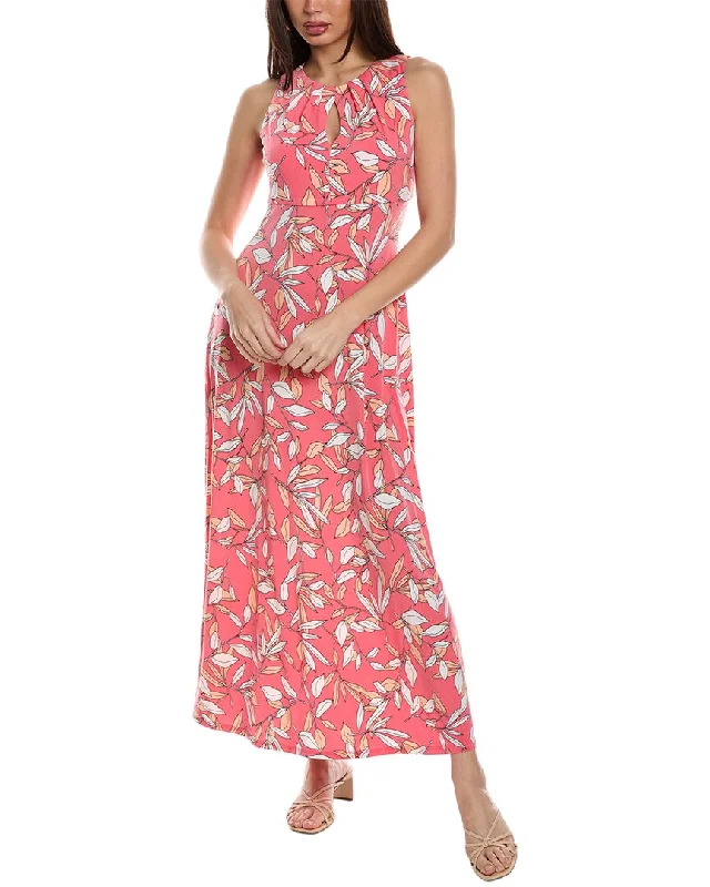 London Times Keyhole Maxi Dress