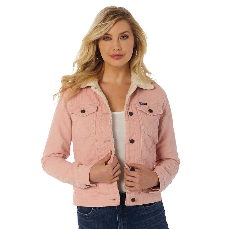 Wrangler Women's Retro Corduroy Sherpa Jacket