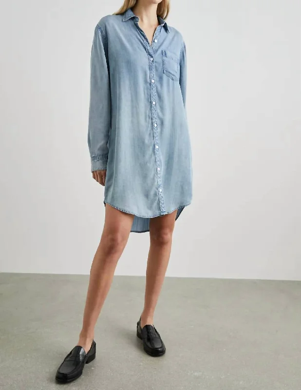 Sawyer Dress In Chambray