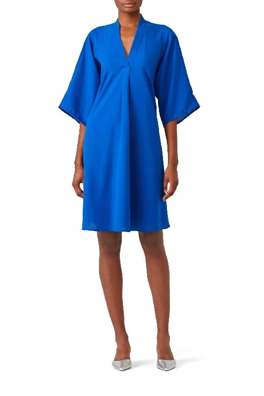 Royal Picasso Dress In Blue