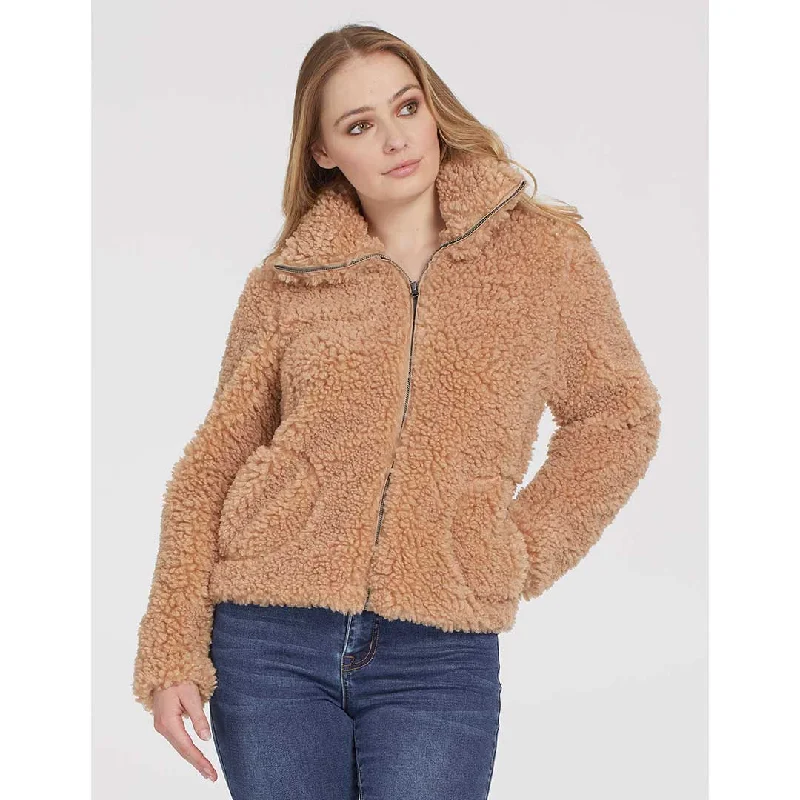 Tribal Women's Fuzzy Sherpa Jacket