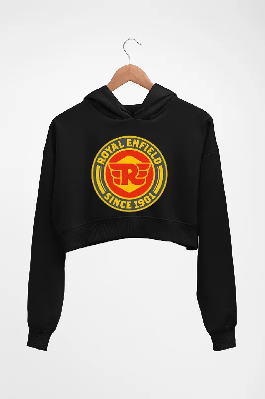 Royal Enfield Crop HOODIE FOR WOMEN