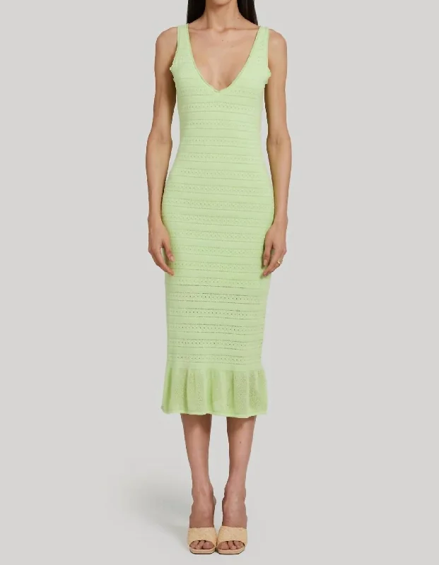 Lainey Dress In Cucumber