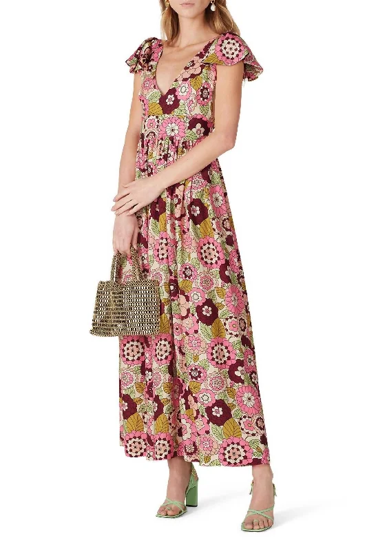 Jenny Long Dress In Pink