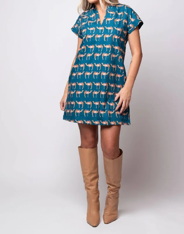 Nancy Dress In Camel