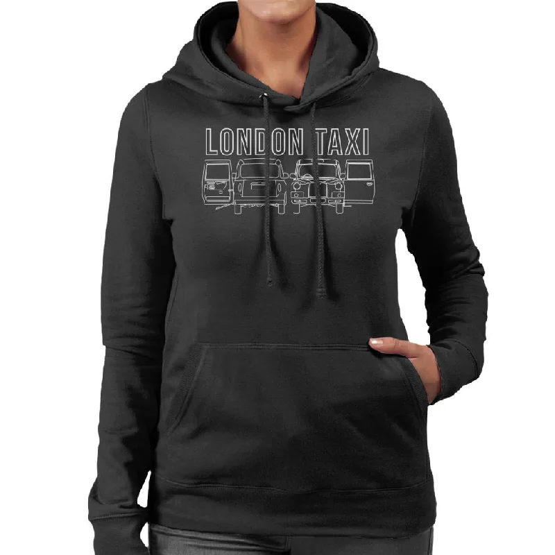 London Taxi Company TX4 Open Door Women's Hooded Sweatshirt