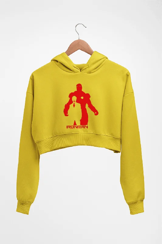 Iron Man Crop HOODIE FOR WOMEN