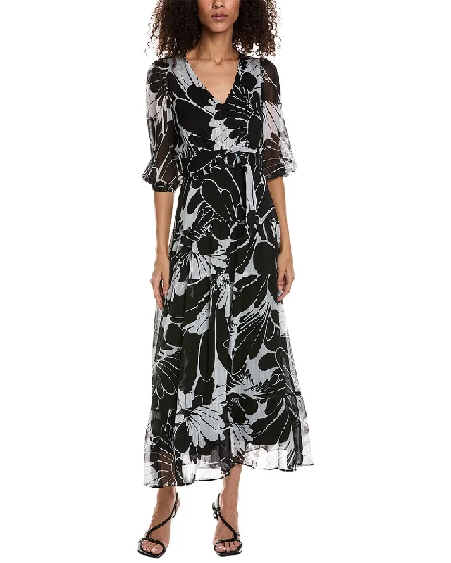 Taylor Printed Chiffon Maxi Dress