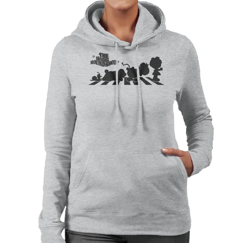 The Magic Roundabout Characters Silhouette Women's Hooded Sweatshirt