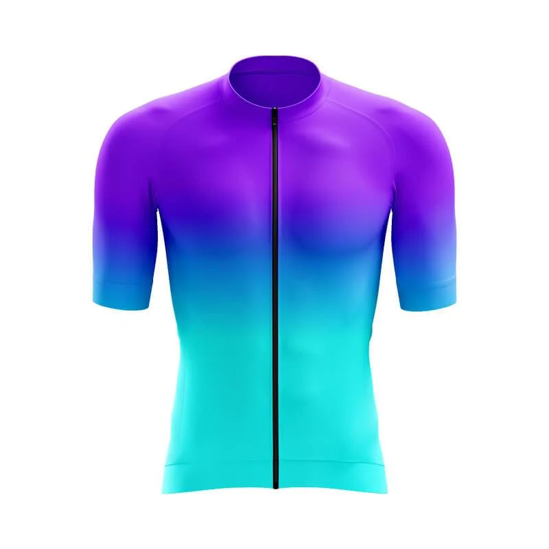 Violet-Cyan Gradient Aero Jerseys