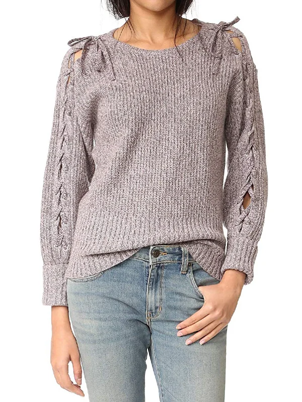 Rebecca Minkoff Women's Malcom Lace Up Sweater