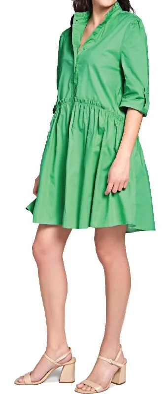 Garden Dress In Green