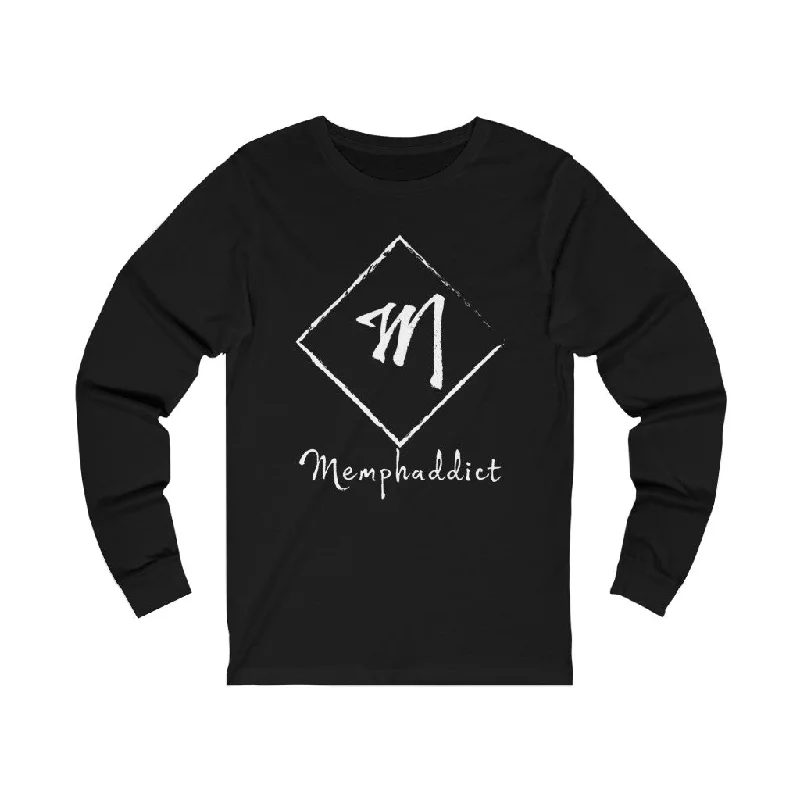 MemphAddict - White Logo Series Long Sleeve Tee