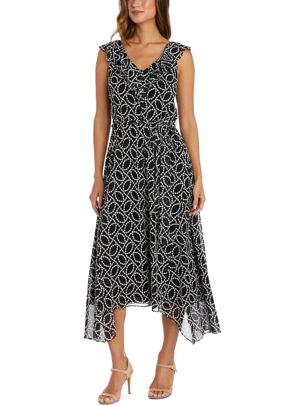 Womens Ruffled Long Maxi Dress