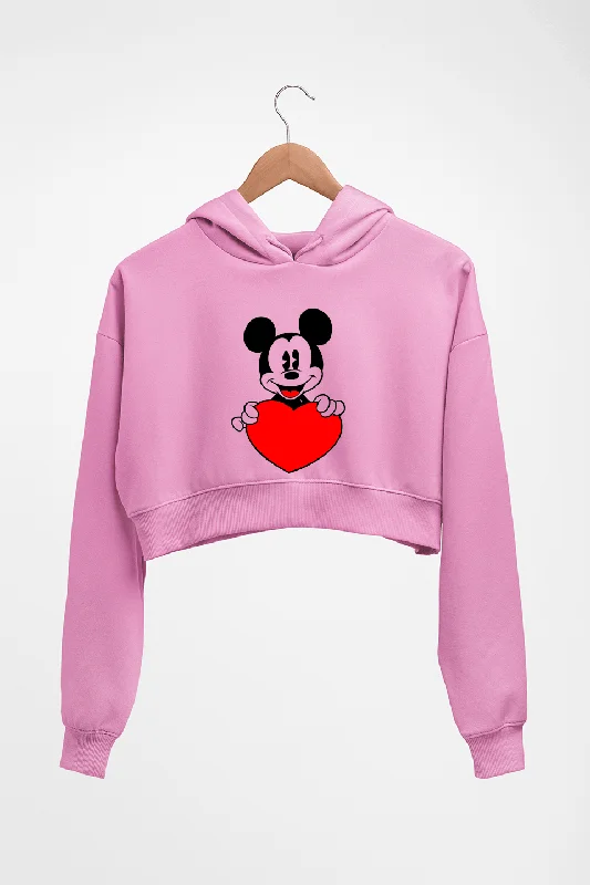 Mickey Mouse Crop HOODIE FOR WOMEN