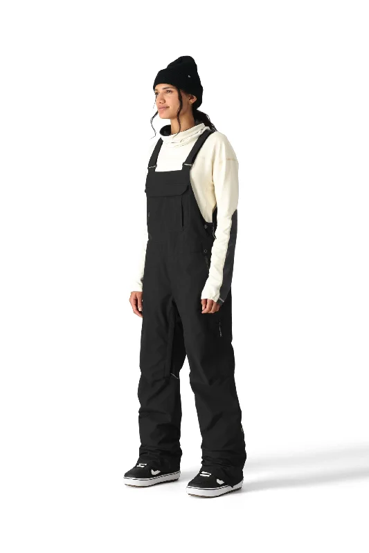 686 Women's Black Magic 20K Bib Snowboard Pants Black 2025