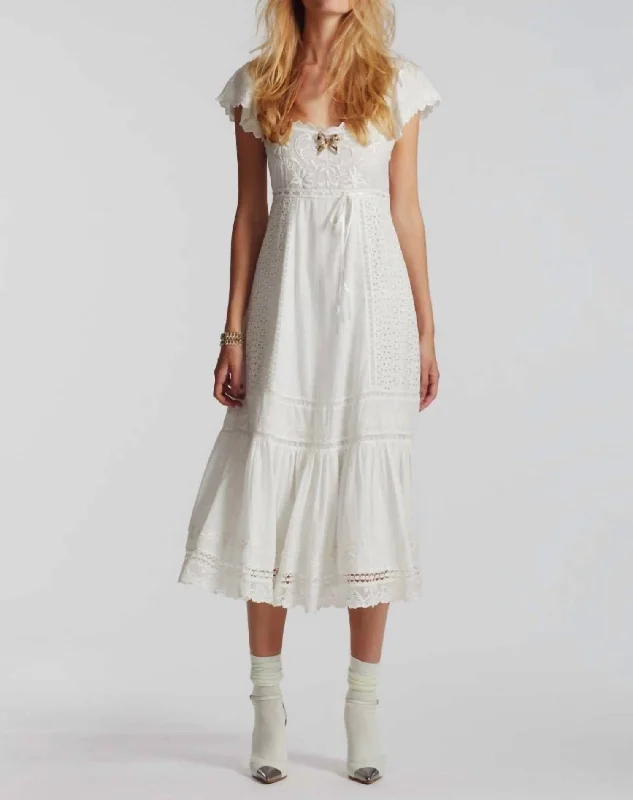 Charles Dress In Antique White