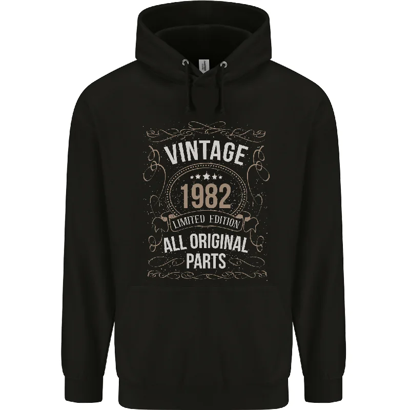 42nd Birthday Limited Edition 1982 Mens 80% Cotton Hoodie