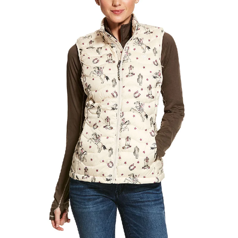 Ariat Women's Retro Western Print Ideal 3.0 Down Vest