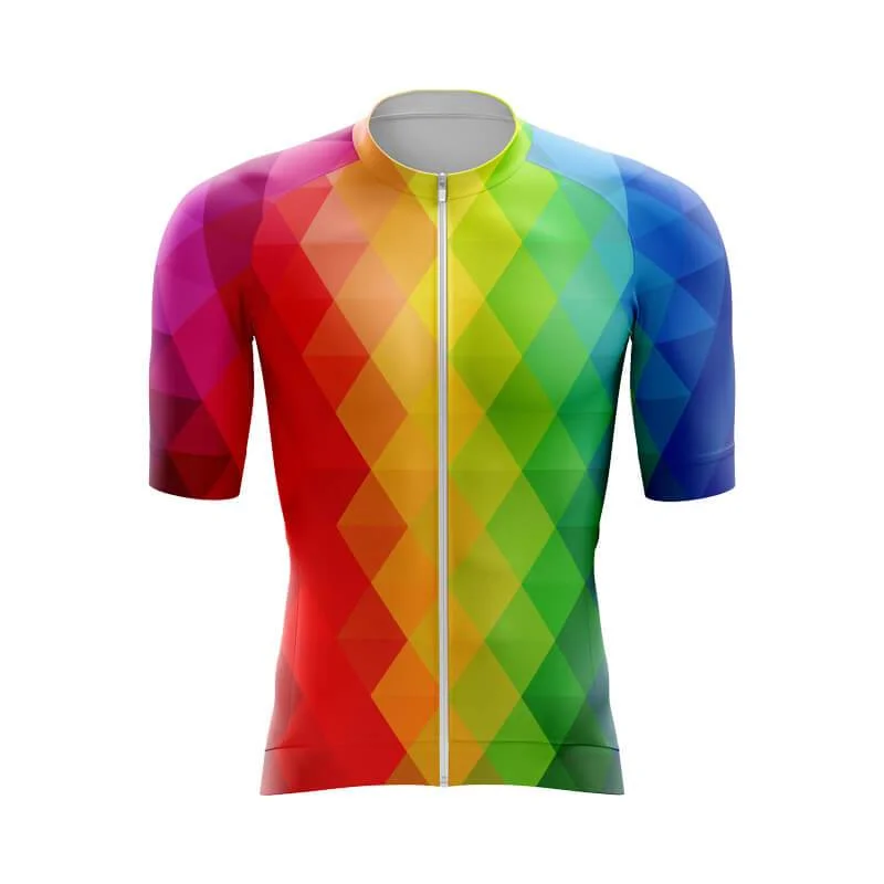 Polygonal Rainbow Aero Jerseys