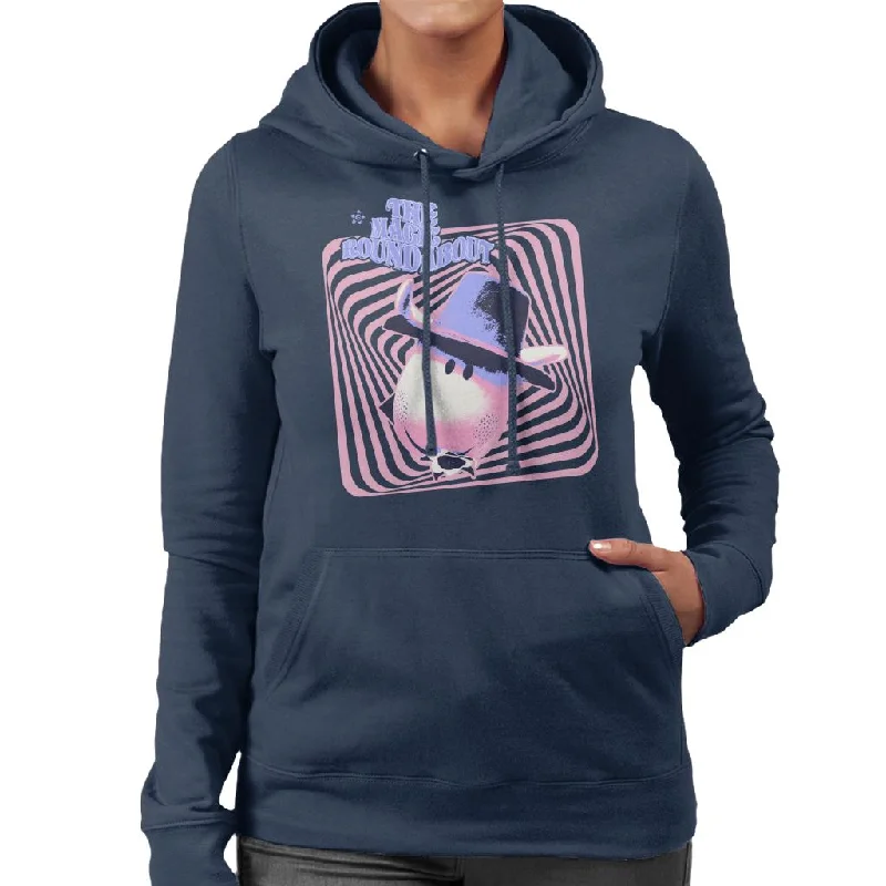 The Magic Roundabout Ermintrude Psychedelic Lines Women's Hooded Sweatshirt