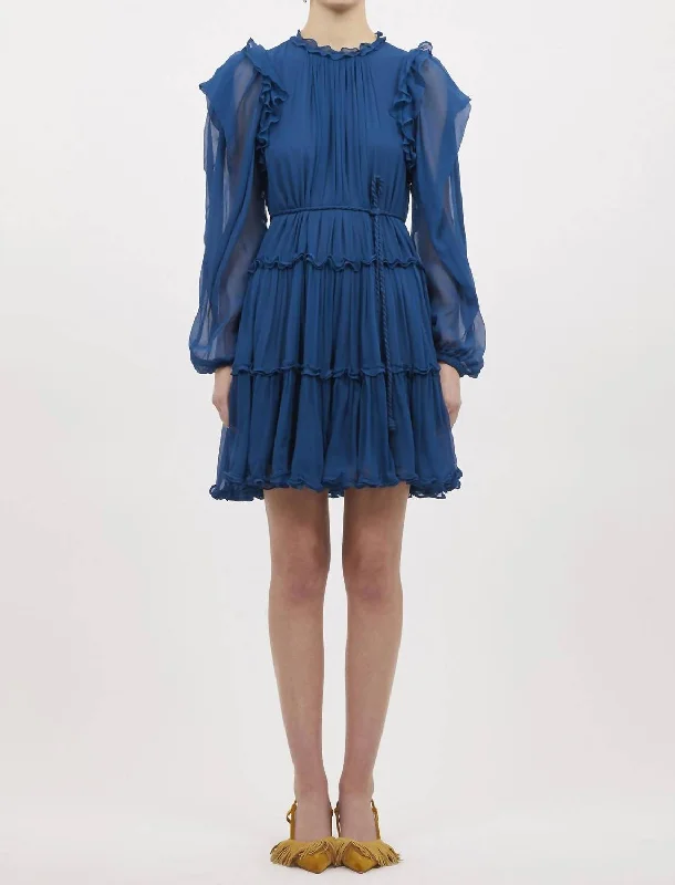 Gaelle Dress In Sapphire