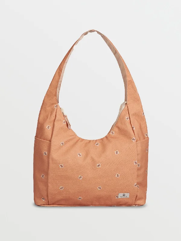 Schoolyard Canvas Hobo Tote - Clay