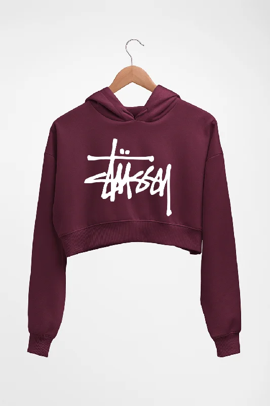 Stussy Crop HOODIE FOR WOMEN