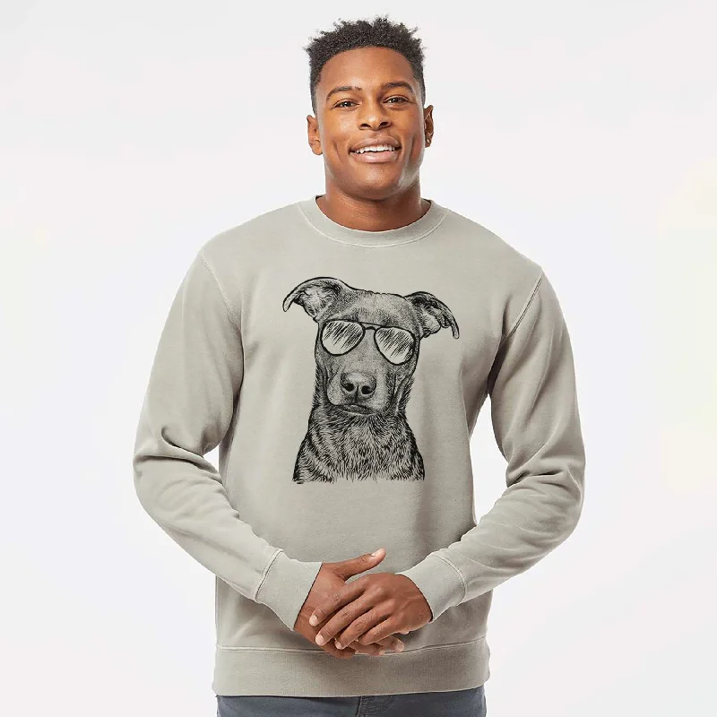 Aviator Embyr the Mixed Breed - Unisex Pigment Dyed Crew Sweatshirt