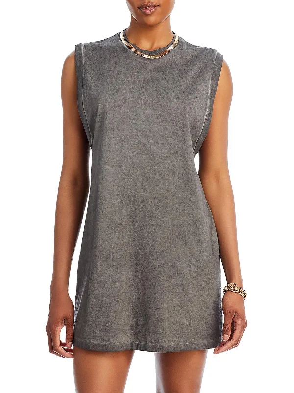 Womens Muscle Mini T-Shirt Dress