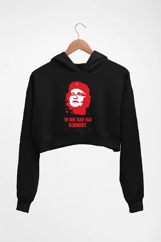 Ye Bik Gayi Hai GorMint Crop HOODIE FOR WOMEN