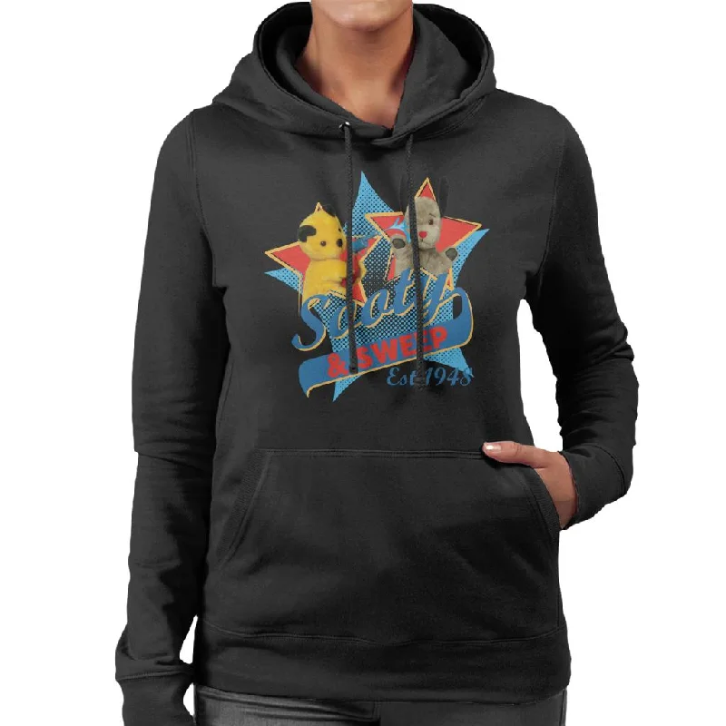 Sooty & Sweep Retro Water Sprayer Women's Hooded Sweatshirt