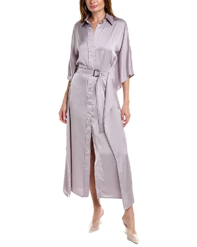 Brunello Cucinelli Satin Shirtdress