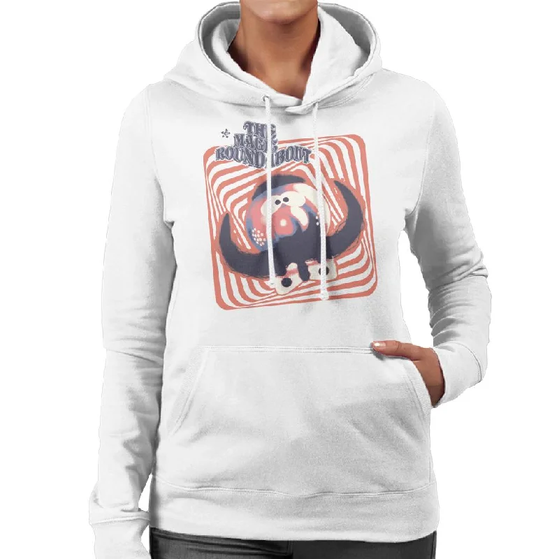 The Magic Roundabout Zebedee Psychedelic Lines Women's Hooded Sweatshirt