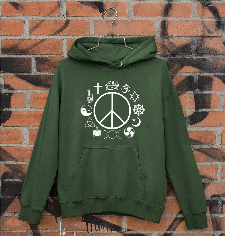 Peace Religious Symbols Unisex Hoodie for Men/Women