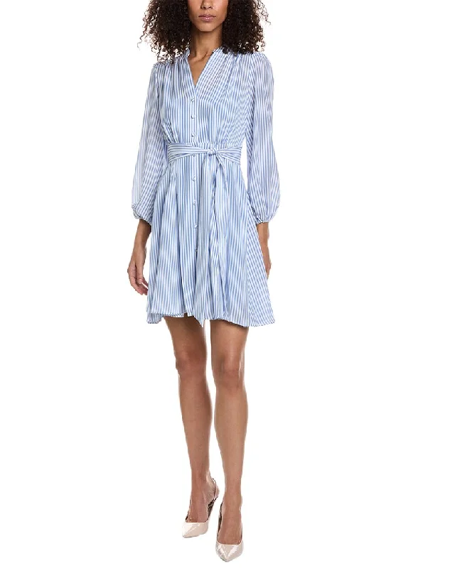 Taylor Chambray Stripe Mini Dress