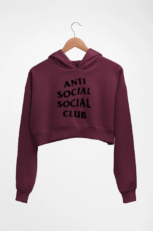 Anti Social Social Club Crop HOODIE FOR WOMEN