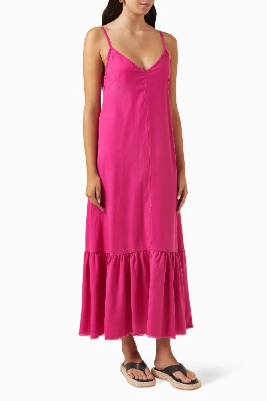 Corsica Dress In Paradise Pink