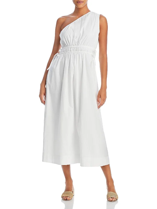 La Ora Womens Cotton Mid-Calf Midi Dress