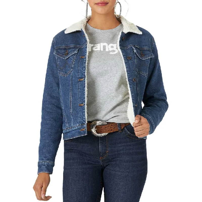 Wrangler Women's Retro Sherpa Lined Jean Jacket