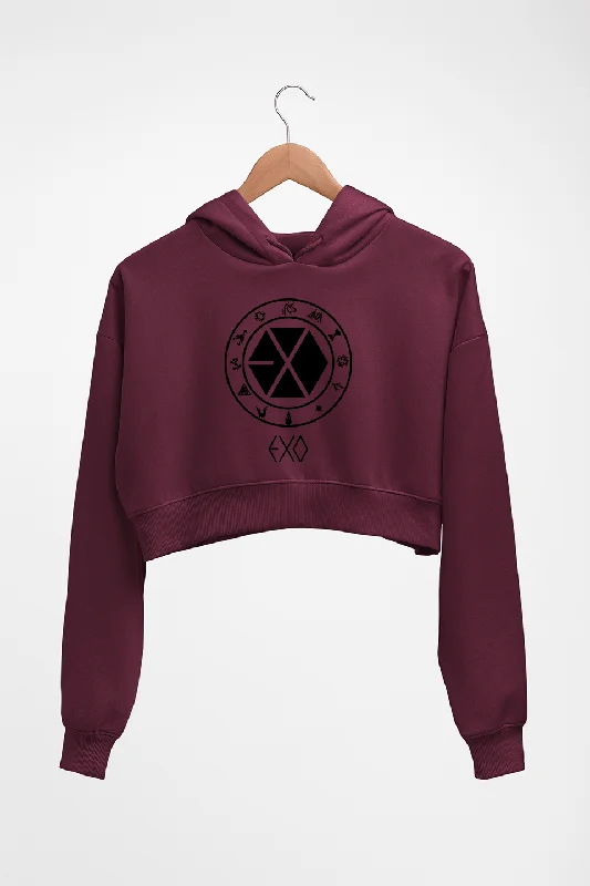 EXO Crop HOODIE FOR WOMEN