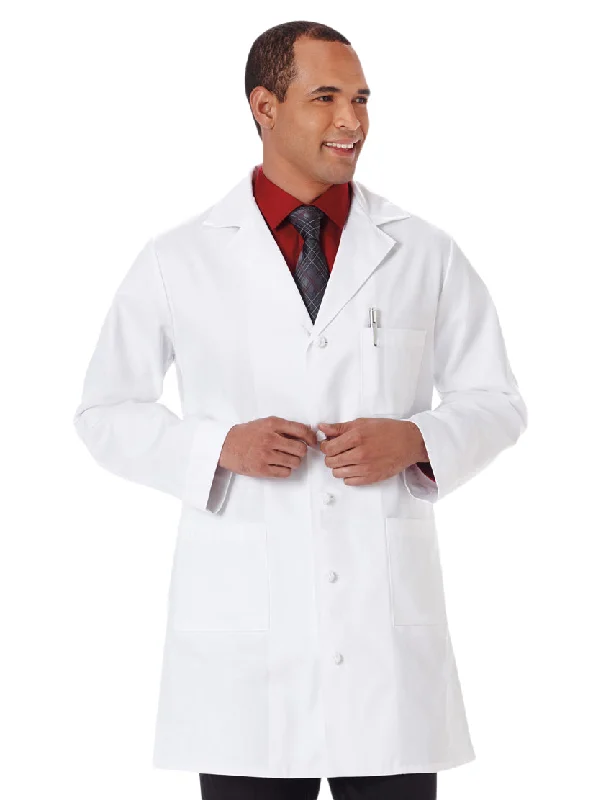 Meta Unisex 45" Knot Button Labcoat