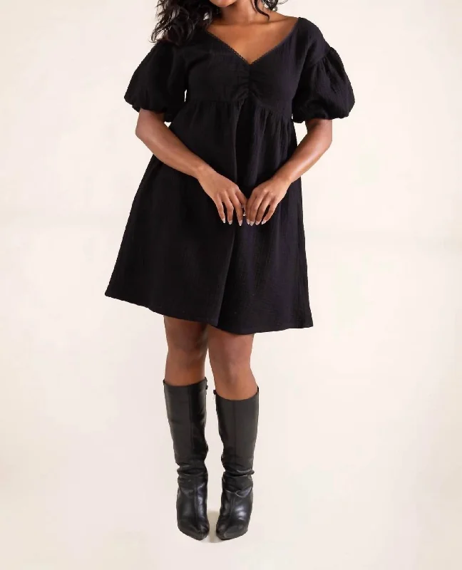 Elodie Dress In Black