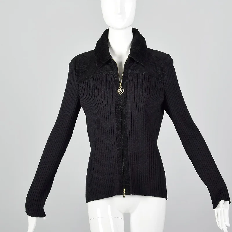 1990s St John Sport Black Cardigan