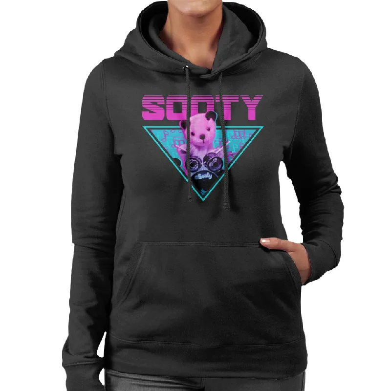 Sooty Drums Vaporwave Women's Hooded Sweatshirt